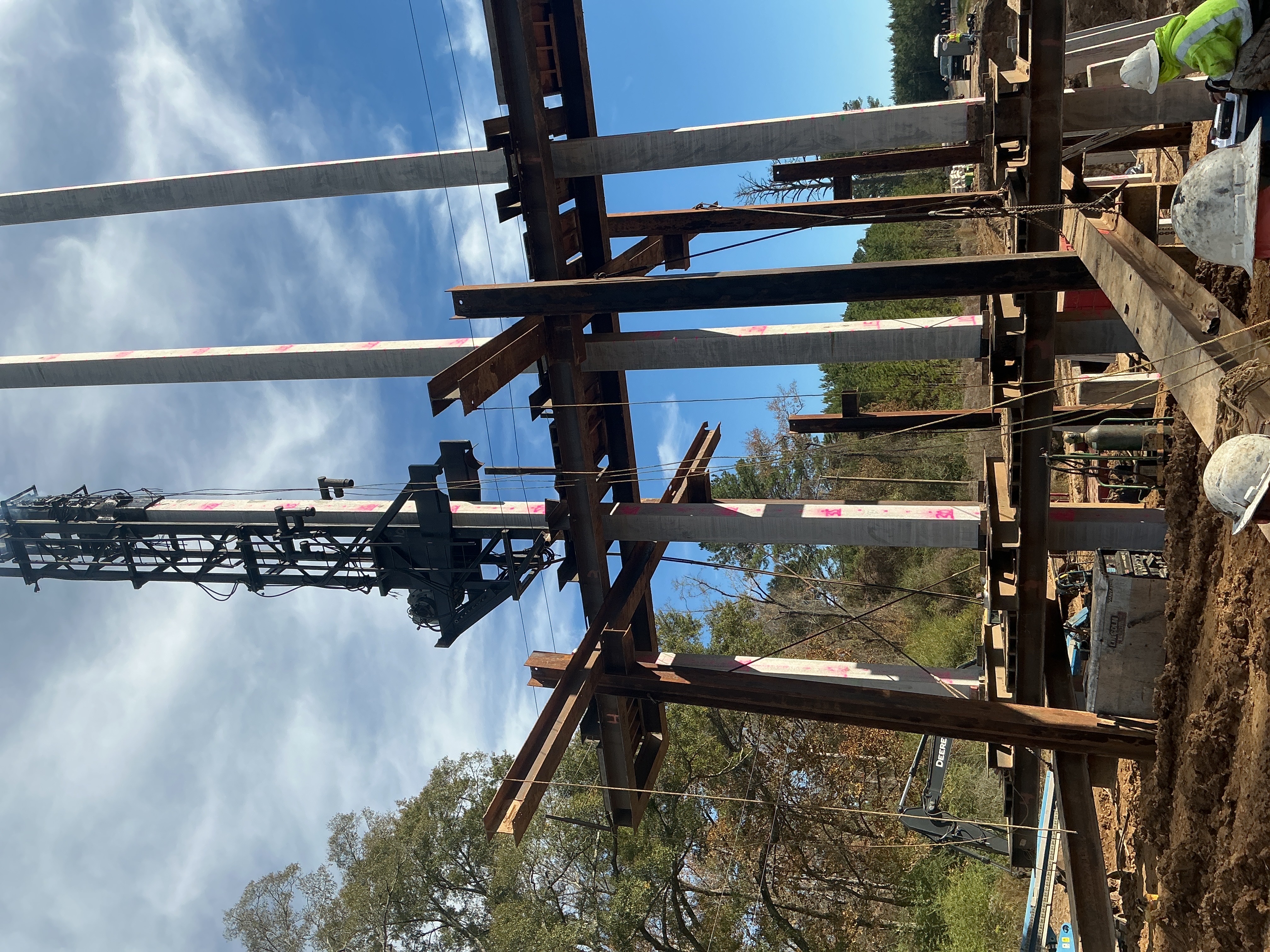 piles at site 3 piles at site 3